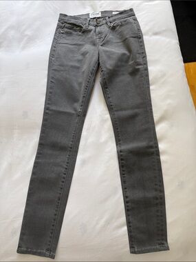 Frame Denim Gray Ankle Crop Jeans